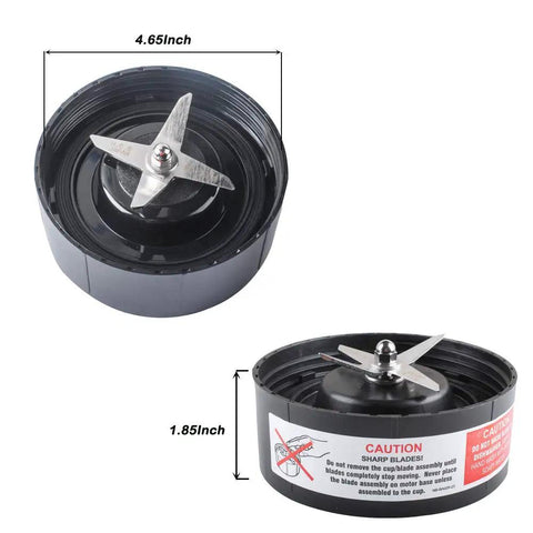 Cross Blade Replacement For NutriBullet RX N17 1001 2 Pack Upgraded Base with Tighter Nut 1700W Extractor Blenders
