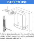 Tough As Nails 2 Piece Retractable Indexing Plunger Pin M6 Thread Spring Loaded Telescopic Locking Latch Assembly With Smooth Glide Action for easy use shown in application.