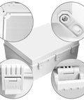 Large Outdoor Electrical Enclosure Box Waterproof Weatherproof Plastic Housing With Cover For Electronics Dustproof Watertight Built Tough