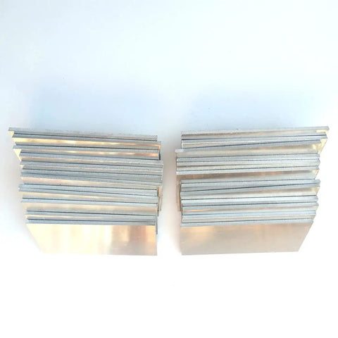 Premium Aluminum Welding Practice Coupons 5052 Aluminum 2x4 Inch Pack Of 24 for MIG TIG Stick Arc Gas Brazing Training Build Real Skills