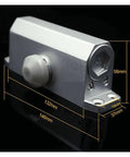 Hydraulic Door Closer With Adjustable Speed For Doors Between 15Kg And 45Kg No Slam Quiet Soft Close Built To Last One Piece Construction