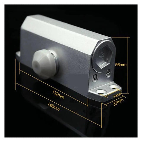 Hydraulic Door Closer With Adjustable Speed For Doors Between 15Kg And 45Kg No Slam Quiet Soft Close Built To Last One Piece Construction