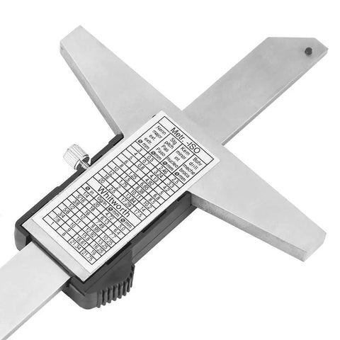 Stainless Steel Digital Depth Gauge Caliper 0-150mm Range with 0.01mm Resolution Vernier Depth Measurement Tool close-up
