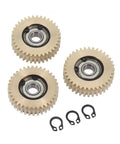 Top Shelf 36 Tooth Nylon Gear Set For Bafang Mid Drive Ebike Motors 38mm Perfect Fit For 500W 750W Repairs Super Quiet And Smooth Shifting, three gears and clips