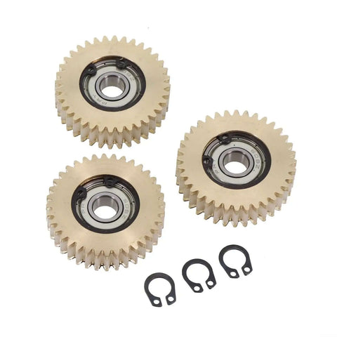 Top Shelf 36 Tooth Nylon Gear Set For Bafang Mid Drive Ebike Motors 38mm Perfect Fit For 500W 750W Repairs Super Quiet And Smooth Shifting, three gears and clips