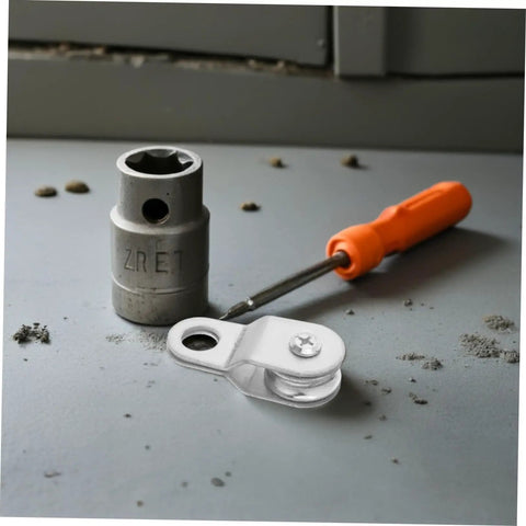 12 Pack Single Pulley Cable Load Guide Rollers For 6mm Rope With Swivel, Wire Rope Lifting Blocks For Outdoor Rigging And Hanging Accessories, Perfect For Garage, Gym, And DIY Projects.