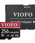 Industrial Grade 256GB MicroSD Card With Adapter For Dash Cams And Action Cams Ultra High Speed U3 A2 V30 Endurance Rated For 4K