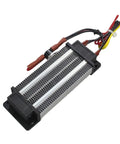 Heavy Duty Ceramic Air Heater Offering Constant Temperature Control And Premium Insulation For Industrial Space Heating Built Tough To Heat Up Fast With Zero Hassle Using 110 Volt 500 Watt Output, ceramic heating element with electrical wires.