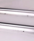 Two Pack 12mm Linear Rail Shaft Rods SBR12 High Precision Guide Rail For CNC Machines, stainless steel close-up view