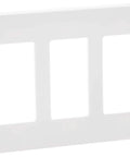 3 Gang Decora Plus Screwless Wall Plate With Snap On Mount White No Fuss Install Durable Polycarbonate Build Kit