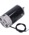 Heavy Duty Mini Lathe Motor Replacement 750W High Speed 6000RPM With M10 Shaft 40mm And 110V Iron Housing showing black motor with wires.