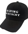 Yacht Ready Sun Hat For Dad A Lightweight Colorful Cap With An Adjustable Strap Built For Outdoor Fun And Style, all black option
