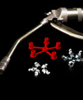 Five Pack Brass Straight Grease Fittings R3/8-19 SAE Thread Hydraulic Grease Nipples For Cars And Auto Maintenance with tools
