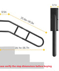 Straight Up Durable Adjustable Wall Mount Handrail For Outdoor And Indoor Steps U Shape Safety Railing dimensions and features.