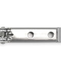 Five Pack RV Stainless Steel Baggage Door Catch Square Holds Baggage Compartments Open With Mounting Screws Included, close-up view