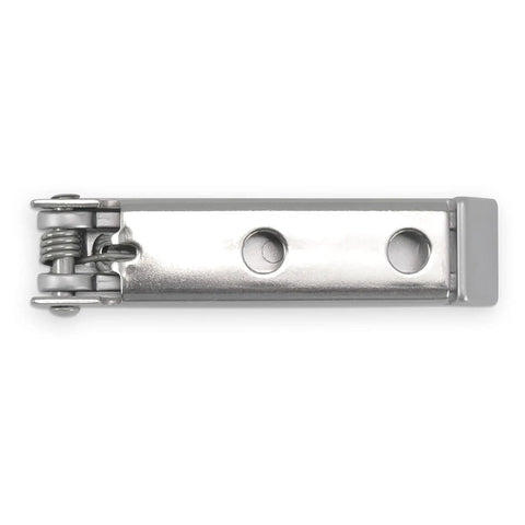 Five Pack RV Stainless Steel Baggage Door Catch Square Holds Baggage Compartments Open With Mounting Screws Included, close-up view