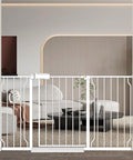 Extra Wide Baby Gate With Auto Close For Stairs And Doorways, Adjustable 53 To 57.5 Inch Wide, Metal Gate in modern living room