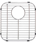 Stainless Steel Sink Protection Grid With Rear Drain For Most Double Bowl Sinks Built Tough With Raised One And A Quarter Inch PVC Feet