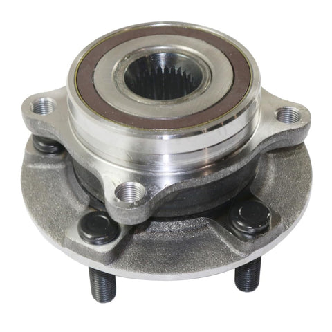Front Wheel Hub Assemblies Pair For Your Mitsubishi Lancer 2008 2015 With Bearing And ABS Encoder Includes 5 Lugs Wheel Studs