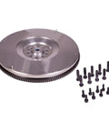 Heavy Duty Replacement Clutch Flywheel For Ford Built Tough With Precision Engineering To Provide Straight Up Reliable Drivetrain Power And A Rock Solid Direct Bolt On Fit, machined steel with bolt holes and accompanying bolts.