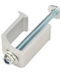 Heavy Duty Aluminum Truck Tool Box Clamp with Rust Proof Tie Downs Zinc Plated Hardware No Drill Required Universal Mounting Silver Finish