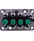 Heavy Duty Fuel Injection Pump Compatible With Case Dx40 Dx55 Tractor And Shibaura N844 Engine Diesel Replacement top view with multiple ports.
