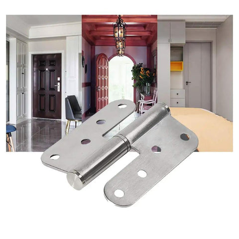 Heavy Duty Ball Bearing Cabinet Hinges Built Tough For Doors And Wood Furniture Runs Slick As Silk With Smooth Gliding Motion Silver 6 By 4 Inch round hinge with multiple backgrounds.