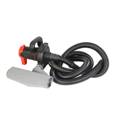 Badass Professional Grade Industrial Dust Collector Blower 1200W with hose, suitable for cutting and milling shop cleanup.