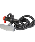 Industrial Grade 1200W Dust Collector Blower Vacuum With Extended Suction Hose, heavy-duty design with flexible hose and filter.