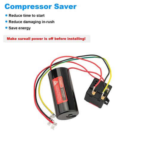 Hard Start Kit For Air Conditioner Compressor Saver Replacement HVAC Hard Start Capacitor For 1/2 To 5 Ton Systems