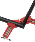 M 900 Aluminum Miter Clamp With 75 Mm Wingspan For Locking Woodwork Pieces Dead Tight Heavy Duty Vice Tool built for precise wood joining.