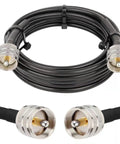 15 Foot PL259 UHF Coax Cable RG58 Male To Male For CB Radio and Ham Radio flexible low loss coax for antenna analyzer and SWR meter durable