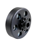 Top Notch Heavy Duty Centrifugal Clutch For Go Kart, 10 Tooth Sprocket with steel frame and holes for enhanced performance.