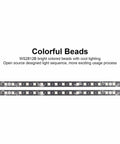 Two Pack 5V 270mm LED Light Strip For 3D Printers Colorful Beads PCB Light Bar Replacement Lamp For 3D Printer Accessories