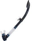 Vapor Semi Dry Snorkel For Snorkeling Mask And Underwater Breathing Gear With Purge Valve Easy Breathing No Fuss Comfort