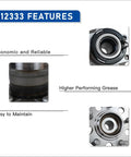 Features of Rear Wheel Hub and Bearing Assembly for 2007-2017 Jeep Compass Patriot 4WD and 2007-2008 Dodge Caliber AWD