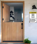 Heads Up Caution Sign For Equipment That Starts And Stops Automatically Aluminum 8x12 Inch Industrial Safety Reminder on wall
