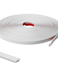 Self Adhesive Wall Molding Strips 9.8 Feet Long Flexible PVC Border rolled with a clear backing for easy application.