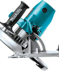 Side view of Ten And One Quarter Inch Circular Saw With Beefy 15 Amp Motor Delivers 4,300 RPM For Fast Clean Cuts Through Beams And Engineered Lumber