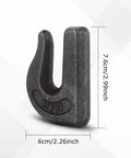 10 Piece Go-To Weld On Chain Grab Hook Set 3/8 Inch Grade 70 forged steel hook with dimensions in cm and inches.