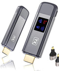 Wireless HDMI Transmitter And Receiver Kit With 4K Decode And 1080P Output Metal Housing LED Display 100FT Range Dual Band