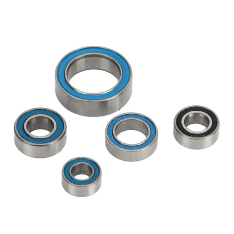 Traxxas 1 18 RC Bearing Kit Stainless Steel Ball Bearings For Small Crawlers Upgrade Parts With Non Double Rubber Seal Durable And Smooth Performance For 1 18 Scale RC Cars, blue sealed bearings set