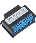 Electromagnetic Brake Rectifier For ZLKS1 Motor Module Dual Voltage DC Conversion For Industrial Brakes And Clutches Type A 99V DC Output Or Type B 170V DC Output From 380V AC Input Compact Black Plastic Housing Measures 60 Millimeter By 40 Millimeter By