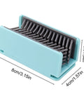 Reusable Silicone Hair Catcher Drain Protector, Bathroom Hair Trap for Shower and Bathtub, wall-mounted design in teal