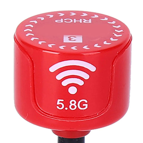 5.8GHz 3dBi RHCP FPV Antenna For RC Racing Drones And Long Range Quadcopters Red RP SMA Inner Hole Easy Install