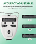 Optical Digital Pupillary Distance Meter With LCD Display Pupilometer For Eyeglasses Refraction Measurements Super Easy To Use Interpupillary Distance Tool Ophthalmic Equipment For Clinics And Home Use, white plastic