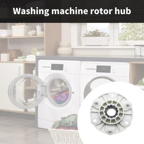 Washing Machine Rotor Assembly Replacement Part For MBF618448 Center Hub, Quiet Operation, Low Vibration, High Speed Stability, Beefy Fit For Most Washers, No Fuss Install, Ideal For Home And Pro Repairs, ABS rotor hub