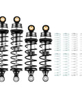 Beefed-Up Front And Rear Aluminum Alloy RC Shock Set For 1/16 Mini-B And 1/18 Mini-T 2.0 LOS314004 Heavy-Duty Vibration-Damping Upgrade