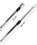 Adjustable Rugged Folding Table Leg Kit, Stainless Steel, 470mm To 710mm Height, Portable with non-slip pads
