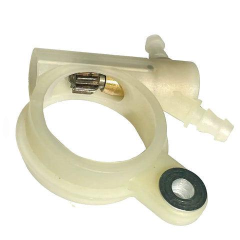 Worm Gear Fuel Line Kit For Stihl Chainsaws MS251 MS231 MS231C MS251C worm gear component, white plastic with metal gear